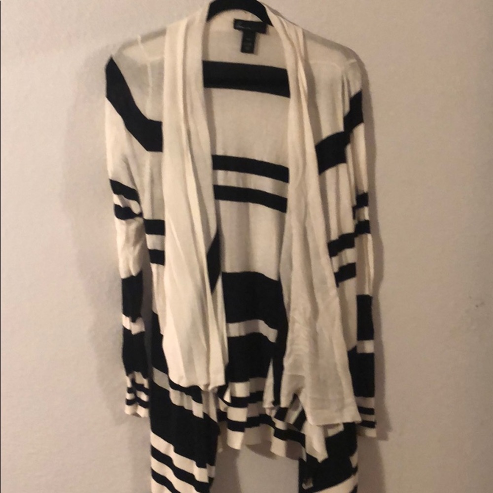 Lane Bryant striped cardigan
